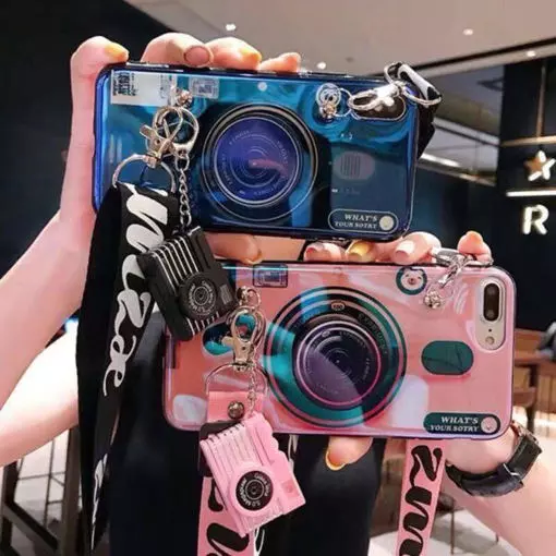 قاب موبایل آیفون دوربین کمرا لیزری صورتی قاب موبایل آیفون دوربین کمرا لیزری صورتی - تصویر 1