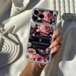 قاب گوشی ال وی کیس گلدار (Lv Floral Black) - تصویر 4