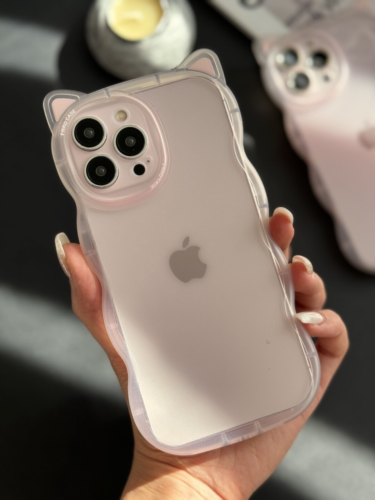 قاب موبایل آیفون گربه یخی شفاف قاب موبایل آیفون گربه یخی شفاف - تصویر 1
