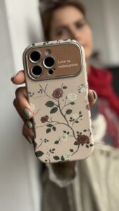 قاب موبایل آیفون گل رز لاو - تصویر 2