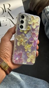 قاب موبایل ( سامسونگ ) پرپل فلاورز