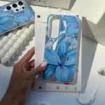 قاب گوشی لیلیوم آبی آیفون و سامسونگ و شیائومی(Imd Lily Blue) - تصویر 4