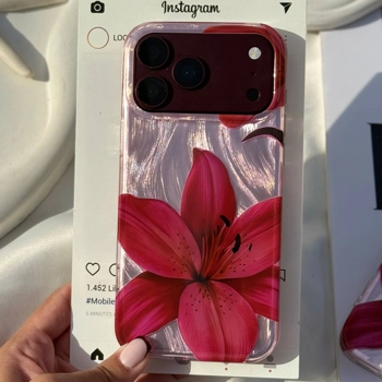 e76d6a22-5509-4c3d-8181-bf56f81b20ce قاب گوشی لیلیوم برگندی (Imd Lily Burgundy) - تصویر 1