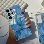 قاب گوشی لیلیوم آبی آیفون و سامسونگ و شیائومی(Imd Lily Blue) - تصویر 3