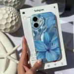 قاب گوشی لیلیوم آبی آیفون و سامسونگ و شیائومی(Imd Lily Blue)
