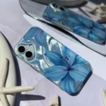 قاب گوشی لیلیوم آبی آیفون و سامسونگ و شیائومی(Imd Lily Blue) - تصویر 2